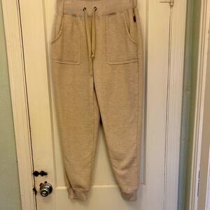 Avalanche Cream fleece lined joggers